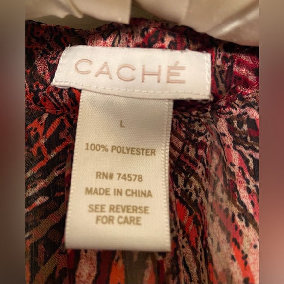 Cache sheer top. - Picture 3 of 5